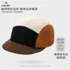 Gorra de Béisbol Casual Deportiva de Cinco Paneles con Visera Corta de Alambre de Aluminio, Ajustable para Otoño e Invierno, Nueva Gorra de Béisbol de Cinco Paneles de Moda