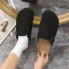 2025 Novo Modelo de Exportação Tamanho Grande Sapatos Femininos Birkenstock Chinelos de Cortiça de Sola Grossa Chinelos de Dedo de Salto Baixo Sapatos Romanos Casuais Femininos