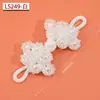 Botões Cheongsam, Botões de Libélula, Botões de Disco de Cristal Pérola Bordados à Mão, Vestido Chinoiserie Saia com Rosto de Cavalo, Botões Decorados à Mão