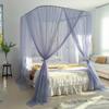 Red mosquitera retráctil fácil de quitar y lavar, se puede levantar, cortina mosquitera para cama de casa, viento de princesa, una generación de cabello