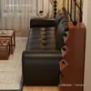 Sofa Moderno Minimalista Más Vendido Sala de Estar Italiano Simple Lujo Ligero Retro Apartamento Pequeño Apartamento de Lujo Ligero Estilo Bauhaus