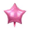 Balão de Filme de Alumínio Estrela de Cinco Pontas Coração Ouro Rosa 18 polegadas Balão de Folha de Alumínio Flutuante Decoração de Arranjo de Casamento Aniversário