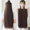 Peluca de Venta Directa en Stock Lista para Usar Extensiones de Cabello para Mujer Peluca de Cinco Tarjetas de Una Pieza Cabello Artificial Extensiones de Cabello Liso Cabello Liso Largo Invisible sin Rastro