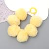 Yilian otoño e invierno Nuevo pompón con cuentas cadena portátil colgante para bolso funda para teléfono móvil cadena corta para muñeca para mujer