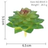 B019-3 Fornecimento Direto da Fábrica Arranjo de Flores DIY Cabeça de Planta Suculenta Atacado Decoração Suave de Interior Acessórios de Planta Suculenta Simulada