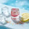 Cubitos de Hielo de Fruta Miniatura, Juguetes de Comida en Miniatura, Colgantes para Llavero, Accesorios DIY, Dijes para Fundas de Teléfono, Dijes para Zapatos