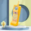 Bebés y Niños Pequeños Pueden Masticar Mordedor Teléfono Educativo Artificial para Bebé Teléfono Móvil Máquina de Música Infantil Educación Temprana Juguete de Iluminación Teléfono Móvil