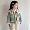 Elegante abrigo de piel con forro de forro polar para otoño e invierno para niñas, nueva ropa exterior engrosada 2026, ropa de invierno cálida