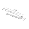 Pinza para Azúcar de Acero Inoxidable 304 Pinza para Hielo de Cabeza Redonda Pinza para Hielo Engrosada Recubierta de Titanio Pinza Pequeña para Hielo Doméstica Pinza para Alimentos