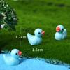 Micro-paisaje mini adornos de patito simulación paisajismo bonsái pequeños accesorios resina patito amarillo decoración del hogar venta al por mayor