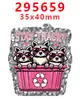 Accesorios Acrílicos de Dibujos Animados con Purpurina Transfronterizos Accesorios de Resina para Joyería DIY Parche Pasador Pasador Gt-Y-294544