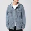 Venta al por mayor transfronteriza Sudeste Asiático mezclilla para hombre estilo coreano moderno elegante chaqueta 2026 nueva moda marca de moda abrigo de mezclilla