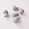 Piedra en bruto amatista 2cm hongo pequeño cristal natural gema adorno piedra curativa cristal rosa forma alargada directo de fábrica