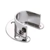 Assento de Flange Aberta Espessado de Aço Inoxidável Assento de Barra de Roupa Assento de Tubo Redondo de Perna Alta Assento de Tubo de Toalha Assento de Barra de Cortina Atacado