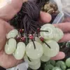 Venda Direta de Fábrica Jade Branco de Xinjiang Material da Mongólia Exterior Jade Hetian Imitação Fivela de Segurança Jaspe Fio de Ouro Jade Fivela de Segurança Pingente