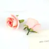 Cabezas de flores de rosa artificiales, capullos de flores, tela de seda, accesorios de flores para decoración de bodas DIY, materiales de rosa multicolor, venta al por mayor desde el fabricante