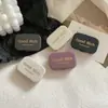 Estojo para Lentes de Contato, Portátil, Compacto, Estojo Simples para Lentes de Contato, Caixa de Cuidados Companheira, Caixa de Armazenamento, Laser Hot Stamping com Espelho