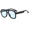 24 Gafas de Sol de Moda Casual con Doble Puente Unisex para Deportes al Aire Libre Protección Solar Personalizadas Europa y América