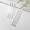 Pulseira Colar de Agulha em Formato de 9 de Aço Inoxidável Pacote de Materiais para Miçangas Artesanais DIY Grampo de Cabelo Brincos Brincos Acessórios de Pesca em Formato de 9