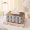 Caixa de Guardanapos Caixa de Armazenamento Comercial para Mesa de Escritório Sala de Estar Restaurante Mesa de Centro Nórdico Simples e Fofo Armazenamento de Papel de Refeição Multifuncional