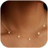 Collares Europeos y Americanos Transfronterizos con Múltiples Colgantes, Encantadores Accesorios Simples de Cadena para Clavícula, Elegantes, Modernos y Versátiles Joyería Elegante para Mujeres