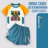 Plantas vs.. Roupa de Banho Infantil de Zumbis para Meninos, Conjunto de Natação Duas Peças Cartoon Confortável Secagem Rápida Manga Curta Boxer