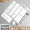 Cepillo de dientes desechable de alta gama para hotel con cerdas suaves y pasta de dientes, Set de kit dental de papel piedra, Especialmente diseñado para casas de huéspedes y hoteles de cinco estrellas