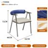 Loja de Chá com Leite de Luxo Leve Combinação de Mesa e Cadeira Mesa de Negociação para Cafeteria Cabine Minimalista de Aço Inoxidável Sofá Duplo Cadeira Macia