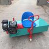 Máquina cardadora eléctrica de césped artificial tipo coche cepillo máquina cardadora rotatoria máquina de acabado de césped de campo de fútbol