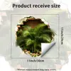 Xinuo PH_QTB692 Estilo Minimalista Planta Artificial Adesivo de Parede Autoadesivo Impermeável Decoração de Parede Adesivo Decorativo