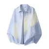 2026 Nova Camisa de Manga Longa Xadrez Masculina de Caimento Solto Estilo Comércio Exterior Moda Jovem Coreana Cardigã Casual