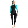 Traje de Buceo de una Pieza Transfronterizo de 3/2 mm para Mujer, Traje de Buceo de Manga Larga a Prueba de Frío y Cálido, para Snorkel, Surf, Natación de Invierno, Traje de Baño de Buceo