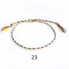 Amazon Explosiones Colorido Cuerda de Algodón Pulsera de la Amistad Cuentas de Cobre Borla Hecho a Mano Trenzado Cuerda de Mano Pieza de Mano Ajustable para Hombres y Mujeres