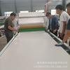 Máquina envolvedora de marco pórtico para encolado de tablero de silicato de calcio, equipo de máquina de pegado plano automático de placa de aluminio, cuero de aluminio, placa de aluminio, placa de acero de color