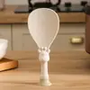 Ventosa grado alimenticio cuchara para arroz resistente a altas temperaturas pala para arroz casera olla arrocera cocina servir olla de arroz cuchara para servir antiadherente