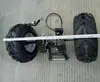 Accesorios para ATV de cuatro ruedas modificados DIY ensamblaje de eje trasero de motocicleta de tres ruedas modificada de dos ruedas con freno rueda de 7 pulgadas