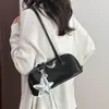 Bolso Cruzado Retro Francés de Nicho Diseño Único Hombro Cruzado Almohada para Axila Bolso de Moda Versátil Bolso Baguette para Viajes