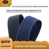 2,5cm Banda Elástica Azul Marinho Preto Trama Única Sem Navete Sarja Unilateral Fita para Suspensórios Acessórios para Vestuário Fábrica de Fitas Banda Elástica