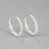 Corea ins aretes de galaxia brillante para mujer plata esterlina 925 anillo simple arena flash Río Estrella aretes aretes al por mayor