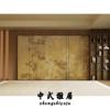 Papel Tapiz Bosque de Bambú Estilo Chino con Pan de Oro, Tela para Pared de Fondo de Sala de Té de Lujo Ligero, Dormitorio, Sala de Estar, Comedor, Mural Ecológico, Pegatina Impermeable