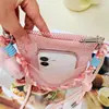 2026 Nuevo Bolso Cruzado de Malla Hueca con Diseño de Nicho Fresco y Dulce Bolso para Teléfono Móvil Bolso de Hombro Versátil para Viajes