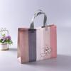 Em estoque não-tecido roupa embalagem saco shopping publicidade shopping bolsa mão carregando saco de presente logotipo