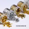 Fragmentos de Foil Dorado, Foil Dorado de Alto Brillo Dorado y Plateado Celebridad de Internet, Lentejuela Versátil Deslumbrante Estilo Ins, Deslumbrante Estilo Japonés