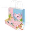 BD232 Comercio Exterior Axolote Fiesta Salamandra Hexágono Dinosaurio Pez Regalo Cuerda para Levantar Bolsa de Papel Kraft Portátil