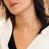 Accesorios de joyería para el cuello, moda europea y americana, sencillos y exquisitos para damas, venta al por mayor, cadena doble, cadena para labios, cadena para el cuello