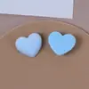 Dulce y Versátil Otoño e Invierno Corazón Afelpado Parche de Corazón Pasador Pendientes Accesorios para Zuecos DIY Accesorios de Joyería