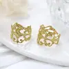 Metal Cobre DIY Hecho a Mano Abreanillos Cerrado Moda Anillo Redondo Abreanillos Asistente para Abrir Anillos