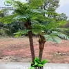 Coqueiro Falso Coqueiro Grande Tropical Outdoor Árvore Artificial para Paisagismo Planta Verde Arranjo de Paisagismo Palmeira Falsa Interna