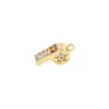 Acessórios de joias semiacabados para atacado material metal cravejado zircônia apito pingente diy colar pulseira brincos pingente