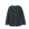 Cardigan Casual/Jaqueta de Manga Longa Feminina de Lã Polar Imitação de Cordeiro Quente Outono e Inverno Novo E470139